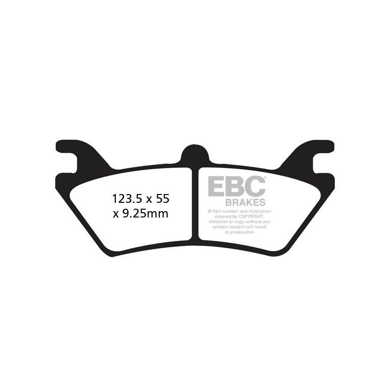 Klocki hamulcowe EBC FA313R (kpl. na 1 tarcze) Klocki hamulcowe EBC FA313R (kpl. na 1 tarcze)
