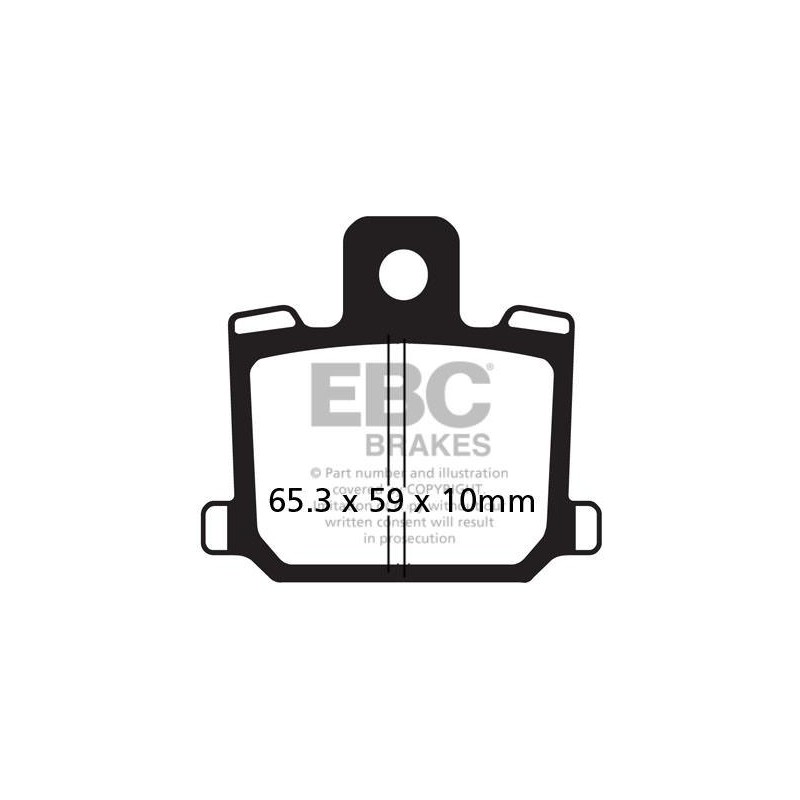Klocki hamulcowe EBC FA064 (kpl. na 1 tarcze) Klocki hamulcowe EBC FA064 (kpl. na 1 tarcze)