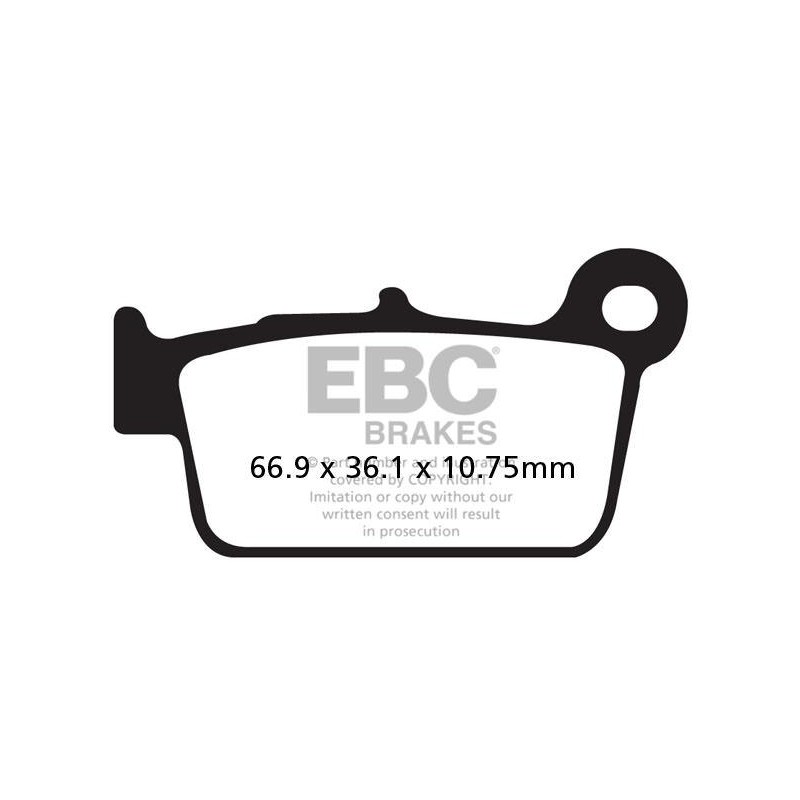 Klocki hamulcowe EBC FA367TT (kpl. na 1 tarcze) Klocki hamulcowe EBC FA367TT (kpl. na 1 tarcze)