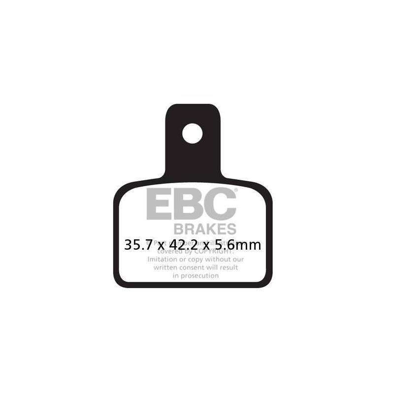 Klocki hamulcowe EBC FA495 (kpl. na 1 tarcze) Klocki hamulcowe EBC FA495 (kpl. na 1 tarcze)
