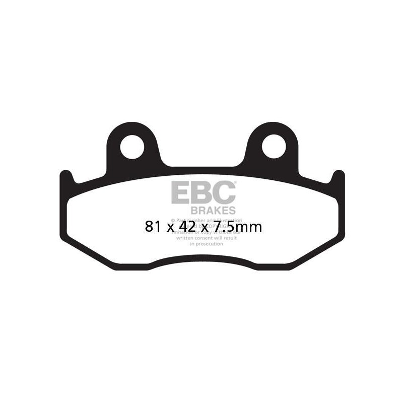 Klocki hamulcowe EBC FA092R (kpl. na 1 tarcze) Klocki hamulcowe EBC FA092R (kpl. na 1 tarcze)