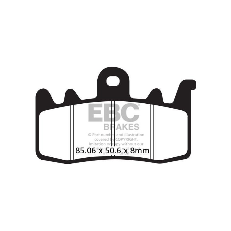 Klocki hamulcowe EBC FA630HH wzmacniane (kpl. na 1 tarcze) Klocki hamulcowe EBC FA630HH wzmacniane (kpl. na 1 tarcze)