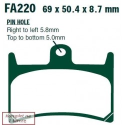 Klocki hamulcowe EBC FA220...