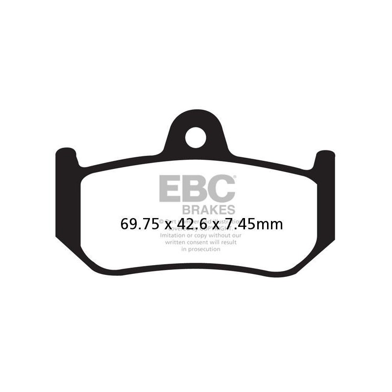 Klocki hamulcowe EBC FA320HH wzmacniane (kpl. na 1 tarcze) Klocki hamulcowe EBC FA320HH wzmacniane (kpl. na 1 tarcze)