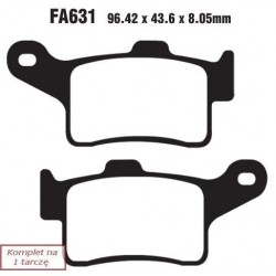Klocki hamulcowe EBC FA631V...
