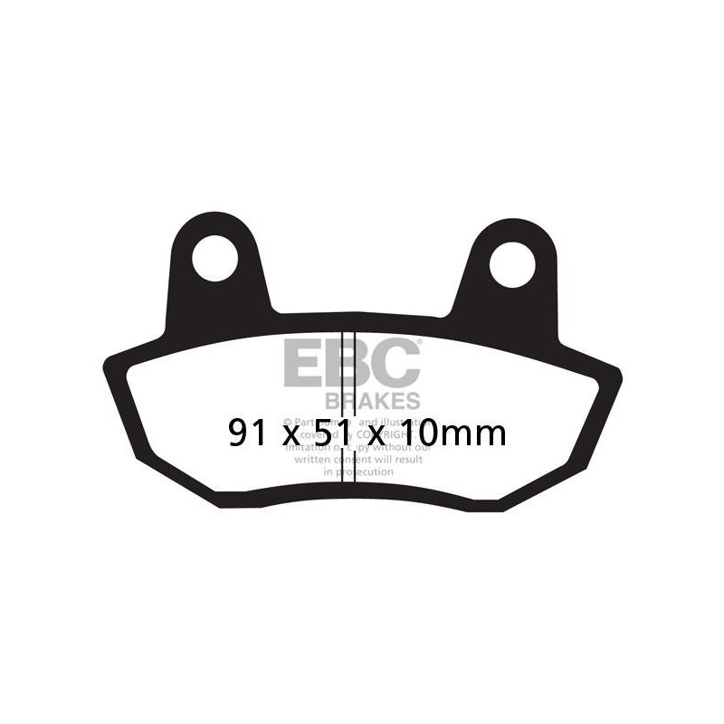 Klocki hamulcowe EBC FA090 (kpl. na 1 tarcze) Klocki hamulcowe EBC FA090 (kpl. na 1 tarcze)
