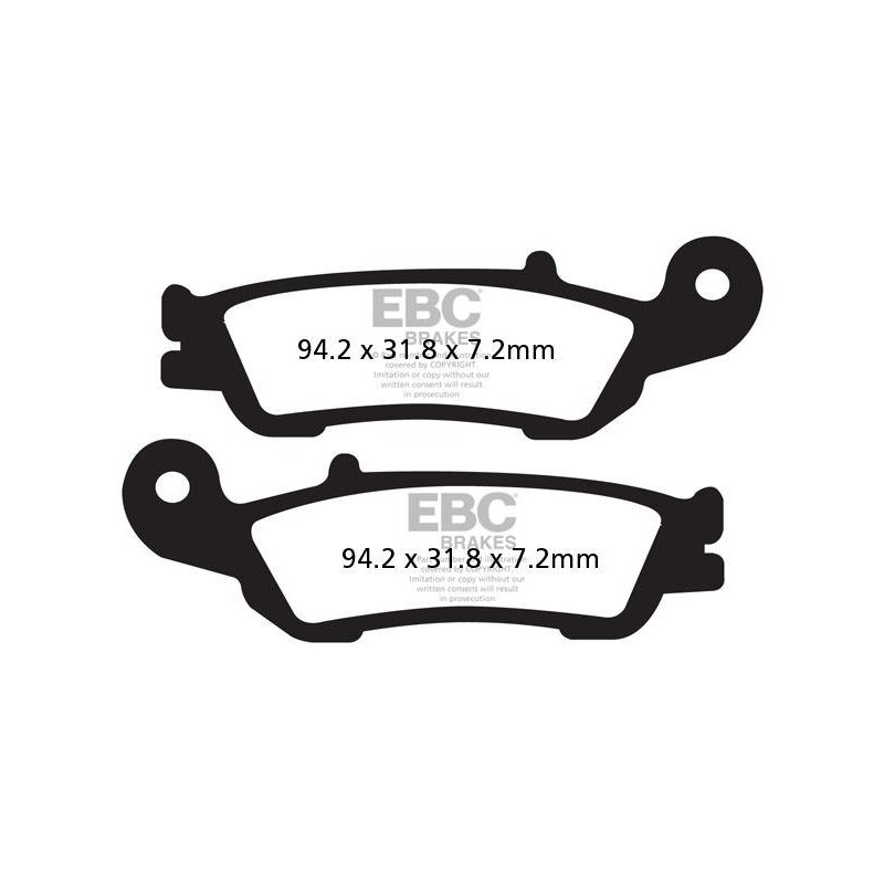 Klocki hamulcowe EBC MXS450 off-road wyczynowe (kpl. na 1 tarcze)