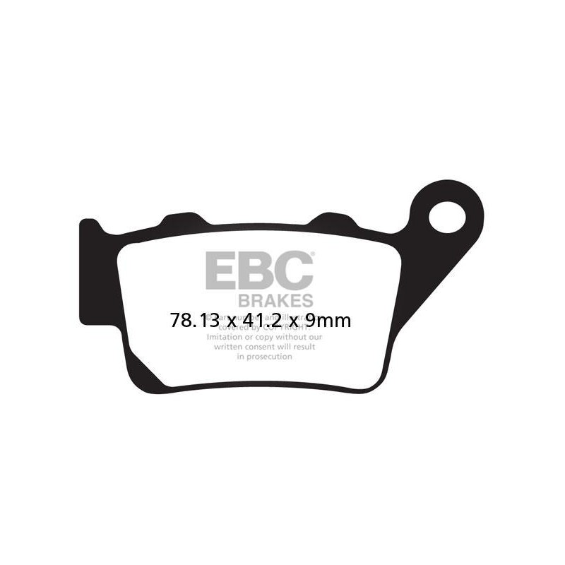 Klocki hamulcowe EBC FA213HH wzmacniane (kpl. na 1 tarcze) Klocki hamulcowe EBC FA213HH wzmacniane (kpl. na 1 tarcze)