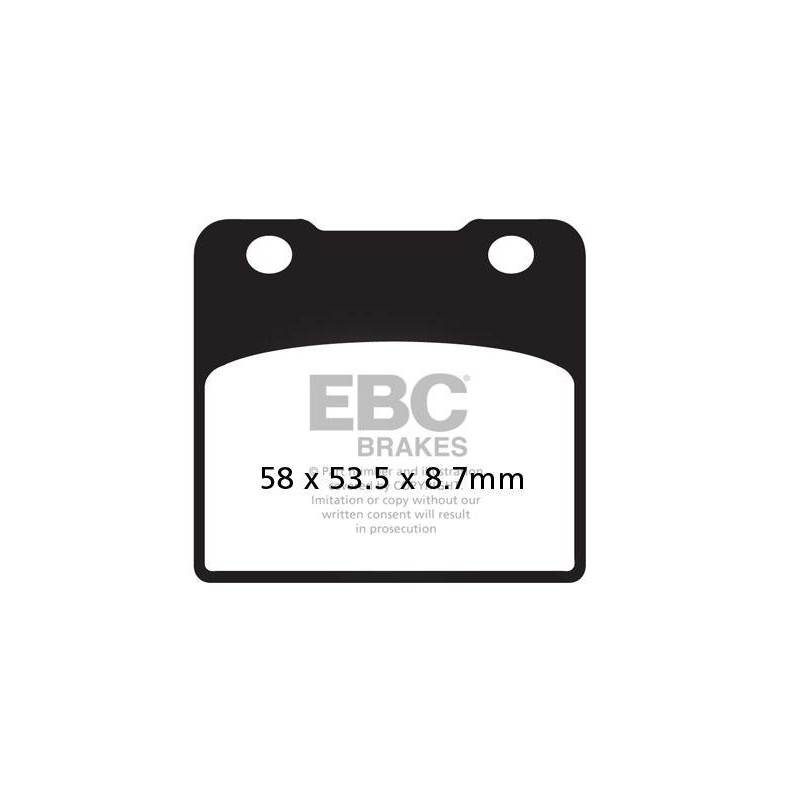 Klocki hamulcowe EBC FA103 (kpl. na 1 tarcze) Klocki hamulcowe EBC FA103 (kpl. na 1 tarcze)