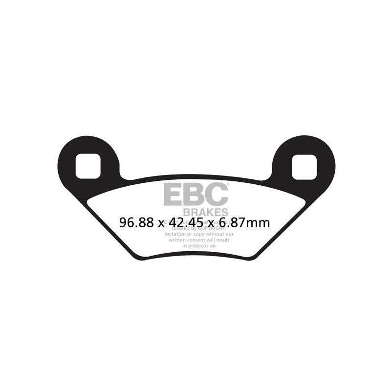 Klocki hamulcowe EBC FA475TT (kpl. na 1 tarcze) Klocki hamulcowe EBC FA475TT (kpl. na 1 tarcze)