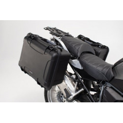 KUFRY BOCZNE NANUK BEZ STELAŻYSW-MOTECH BLACK 2 X 35 L