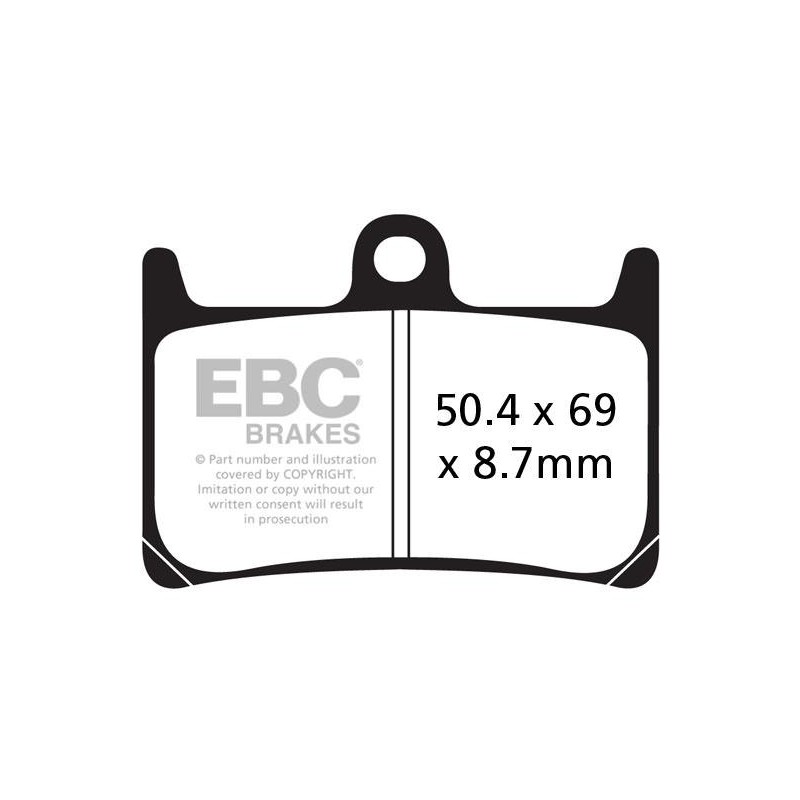 Klocki hamulcowe EBC GPFAX380HH torowe/profesjonalne (kpl. na 1 tarcze) Klocki hamulcowe EBC GPFAX380HH torowe/profesjonalne (kpl. na 1 tarcze)