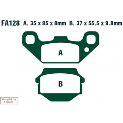 Klocki hamulcowe EBC FA128R...