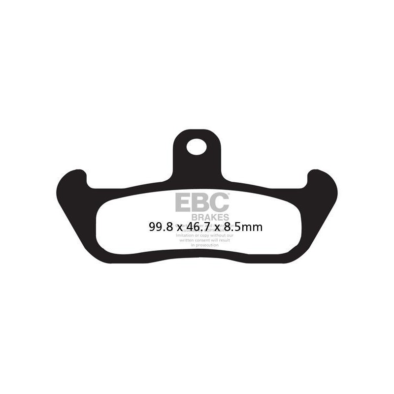 Klocki hamulcowe EBC FA134 (kpl. na 1 tarcze) Klocki hamulcowe EBC FA134 (kpl. na 1 tarcze)