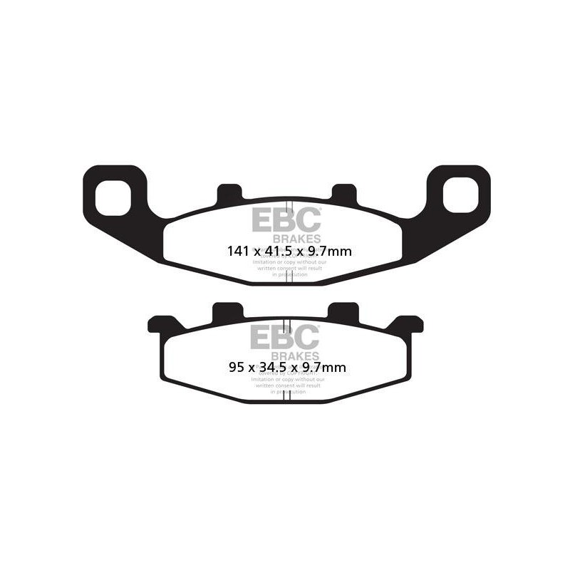 Klocki hamulcowe EBC FA129HH wzmacniane (kpl. na 1 tarcze) Klocki hamulcowe EBC FA129HH wzmacniane (kpl. na 1 tarcze)