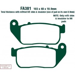 Klocki hamulcowe EBC FA381V...
