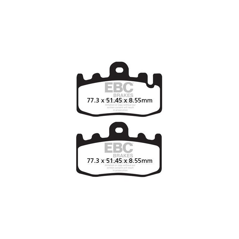 Klocki hamulcowe EBC FA441HH wzmacniane (kpl. na 1 tarcze) Klocki hamulcowe EBC FA441HH wzmacniane (kpl. na 1 tarcze)