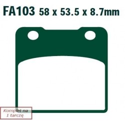 Klocki hamulcowe EBC FA103V...