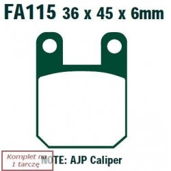 Klocki hamulcowe EBC FA115V...