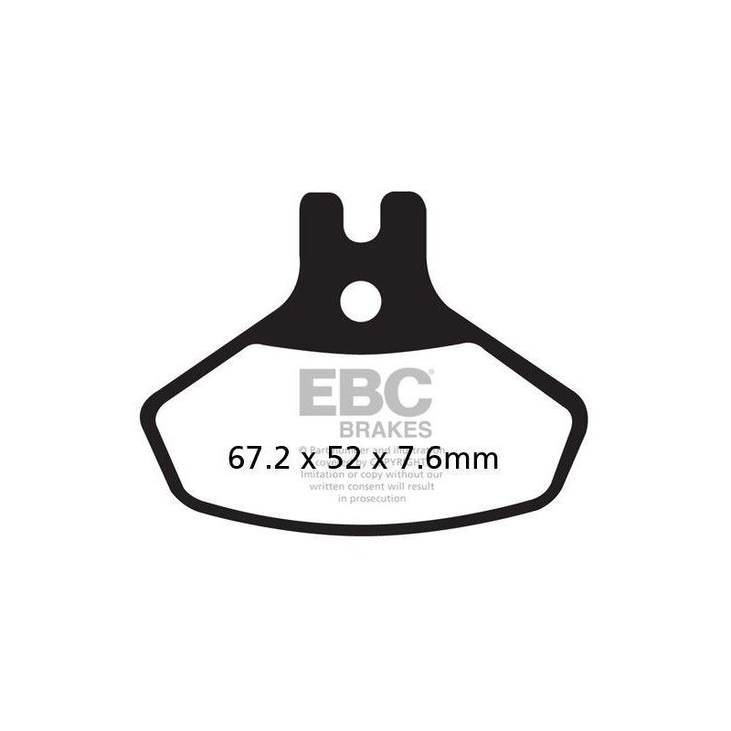 Klocki hamulcowe EBC FA468R (kpl. na 1 tarcze) Klocki hamulcowe EBC FA468R (kpl. na 1 tarcze)