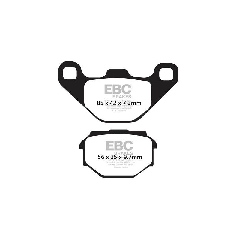 Klocki hamulcowe EBC FA173 (kpl. na 1 tarcze) Klocki hamulcowe EBC FA173 (kpl. na 1 tarcze)