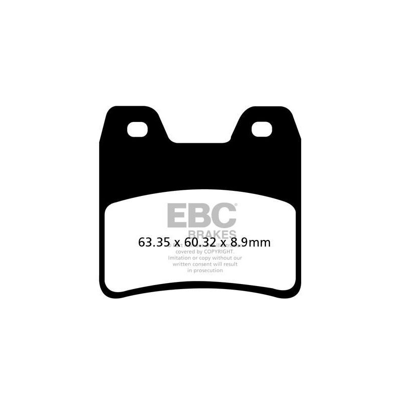 Klocki hamulcowe EBC FA348HH wzmacniane (kpl. na 1 tarcze) Klocki hamulcowe EBC FA348HH wzmacniane (kpl. na 1 tarcze)