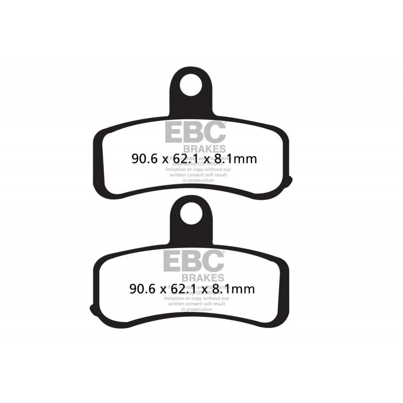 Klocki hamulcowe EBC FA457VLD chromowane (kpl. na 1 tarcze) Klocki hamulcowe EBC FA457VLD chromowane (kpl. na 1 tarcze)
