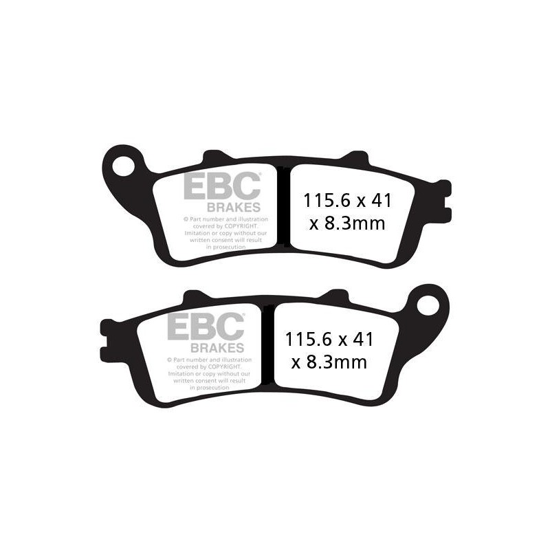 Klocki hamulcowe EBC FA261V V-PAD (kpl. na 1 tarcze) Klocki hamulcowe EBC FA261V V-PAD (kpl. na 1 tarcze)