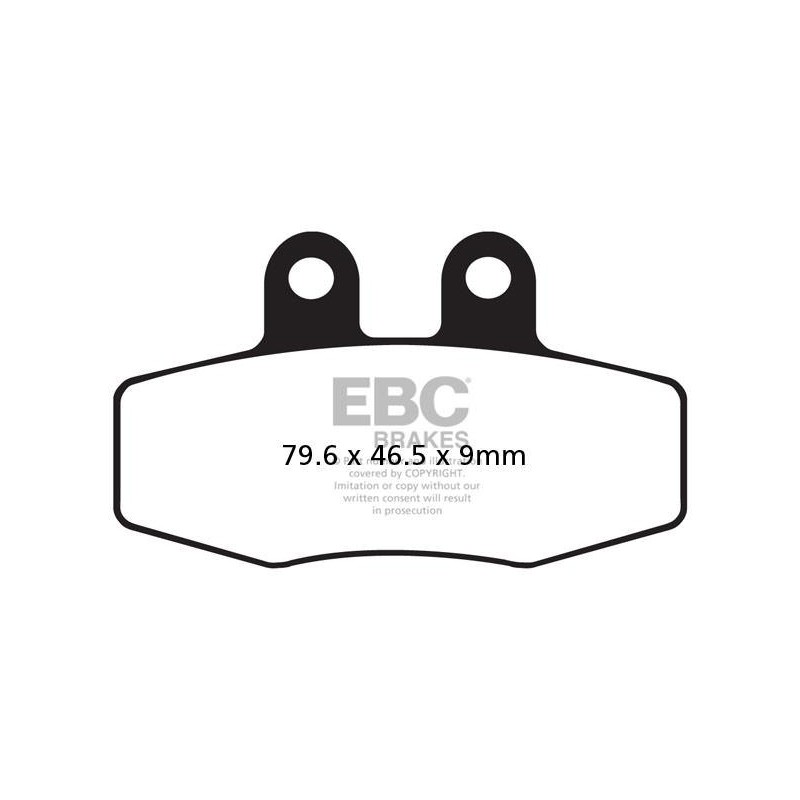 Klocki hamulcowe EBC FA132 (kpl. na 1 tarcze) Klocki hamulcowe EBC FA132 (kpl. na 1 tarcze)