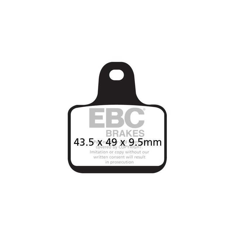 Klocki hamulcowe EBC FA435/4HH wzmacniane (kpl. na 1 tarcze) Klocki hamulcowe EBC FA435/4HH wzmacniane (kpl. na 1 tarcze)