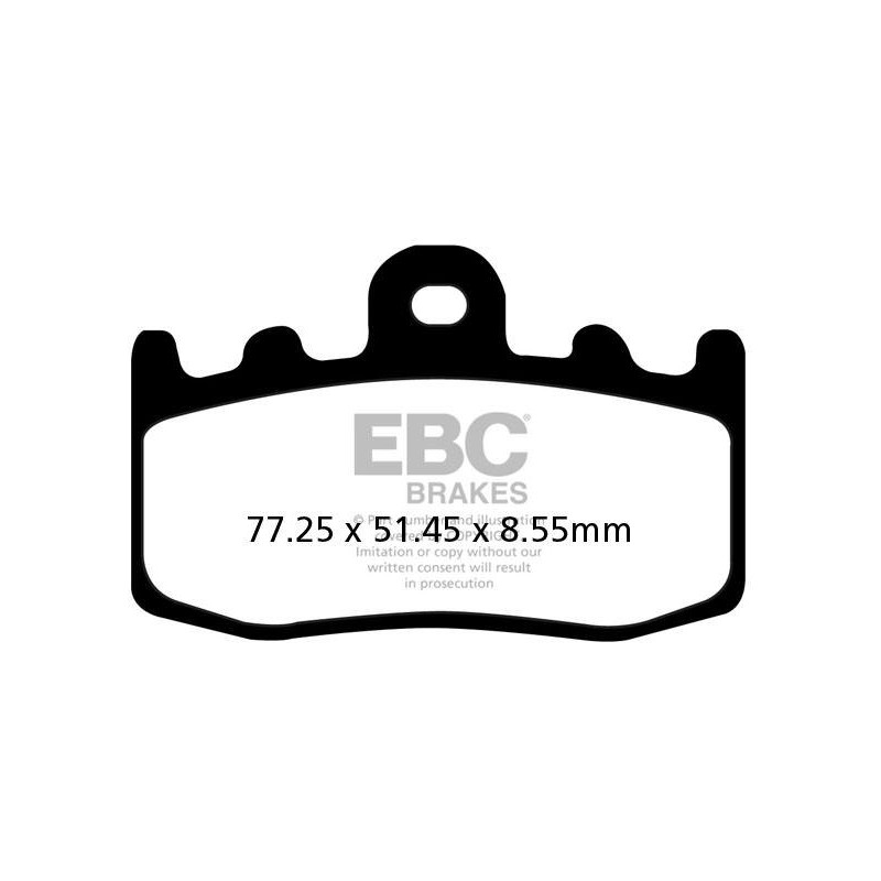 Klocki hamulcowe EBC FA335HH wzmacniane (kpl. na 1 tarcze) Klocki hamulcowe EBC FA335HH wzmacniane (kpl. na 1 tarcze)