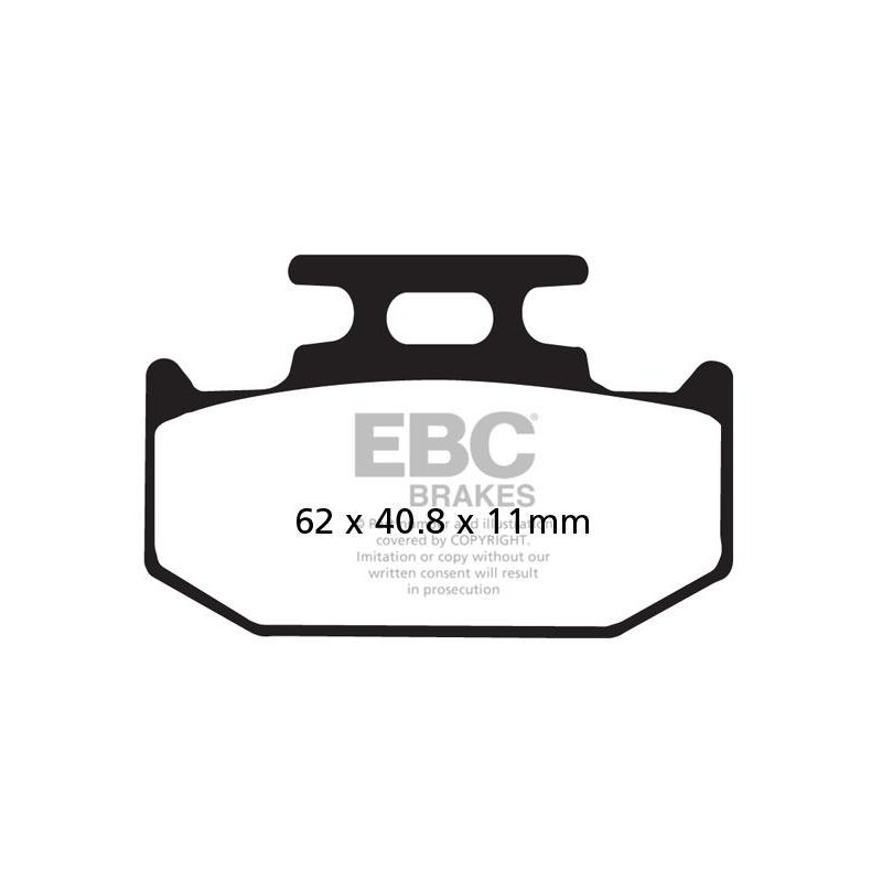 Klocki hamulcowe EBC MXS152/2 off-road wyczynowe (kpl. na 1 tarcze) Klocki hamulcowe EBC MXS152/2 off-road wyczynowe (kpl. na 1 tarcze)