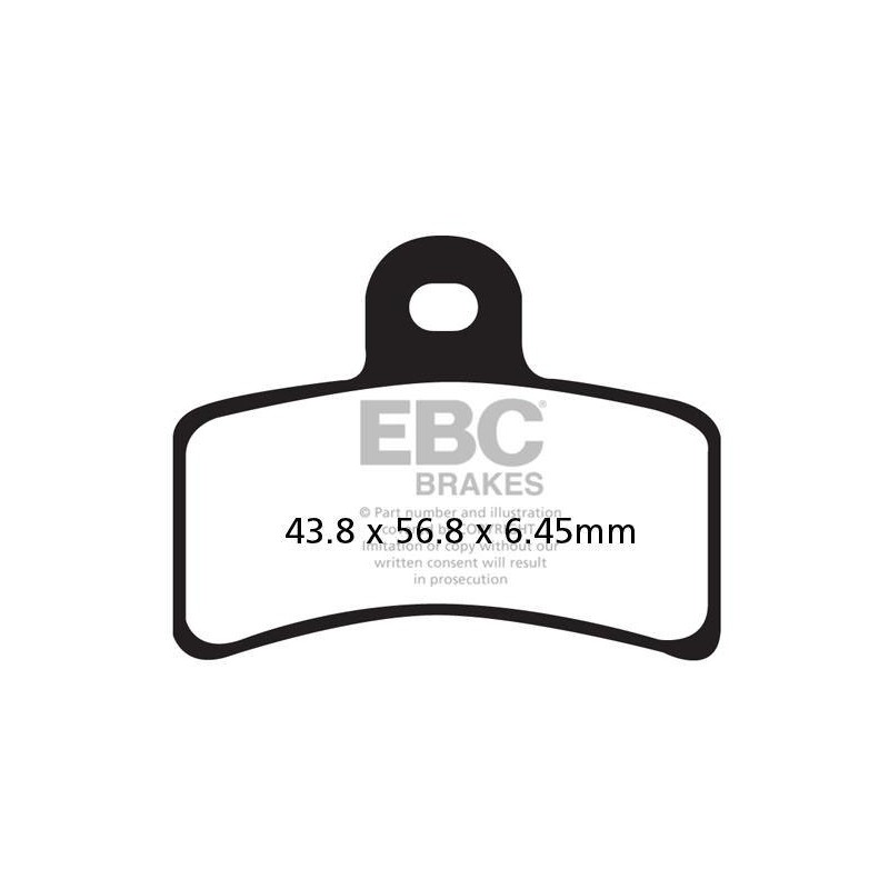 Klocki hamulcowe EBC FA291 (kpl. na 1 tarcze)