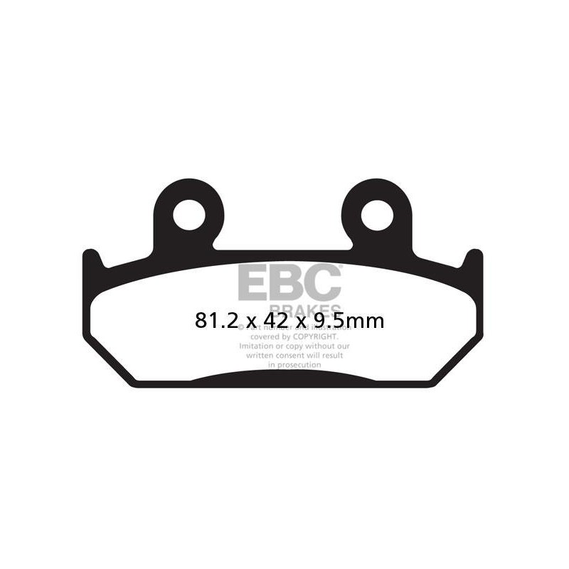 Klocki hamulcowe EBC FA203 (kpl. na 1 tarcze)