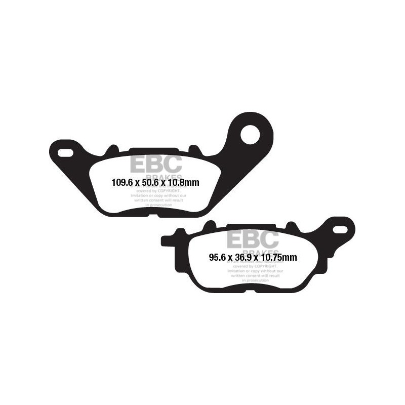 Klocki hamulcowe EBC FA662 (kpl. na 1 tarcze)