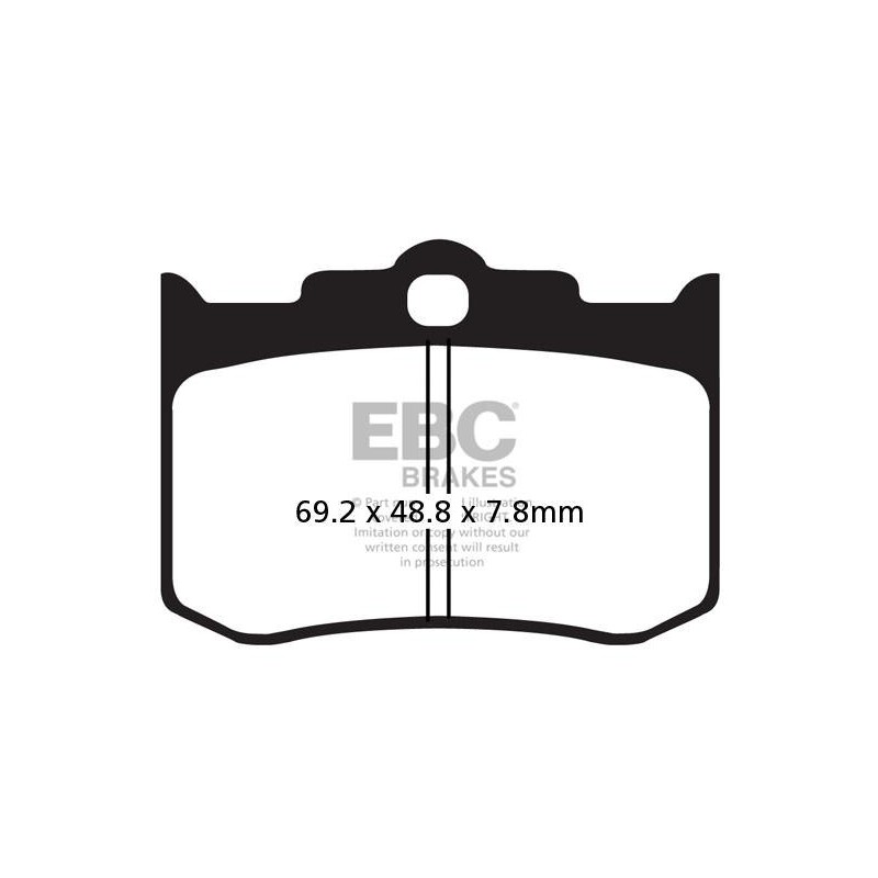 Klocki hamulcowe EBC FA216/3HH wzmacniane (kpl. na 1 tarcze)