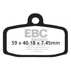 Klocki hamulcowe EBC FA612R...