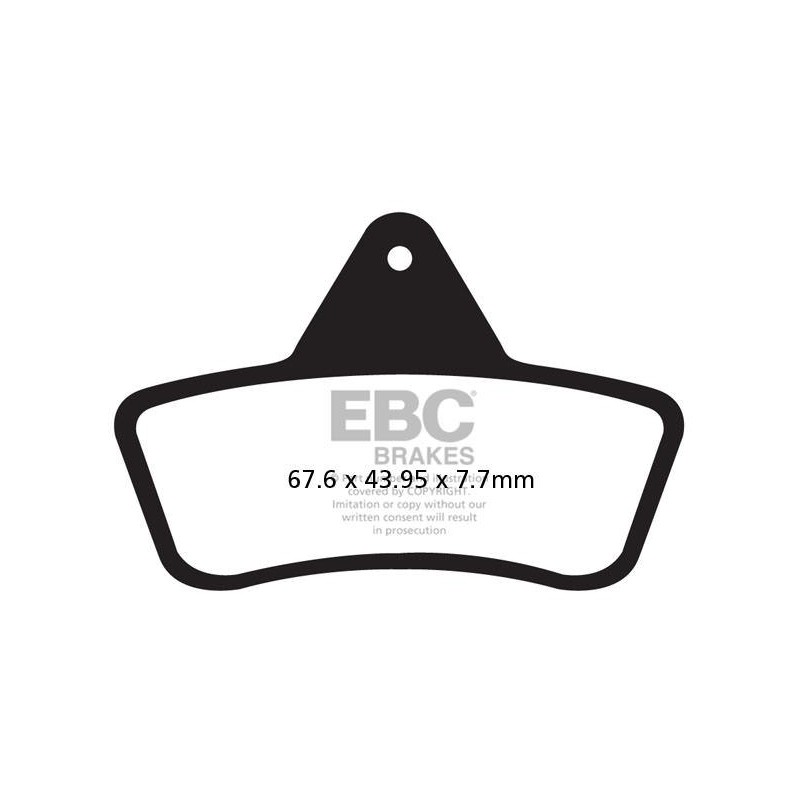 Klocki hamulcowe EBC FA271TT (kpl. na 1 tarcze)