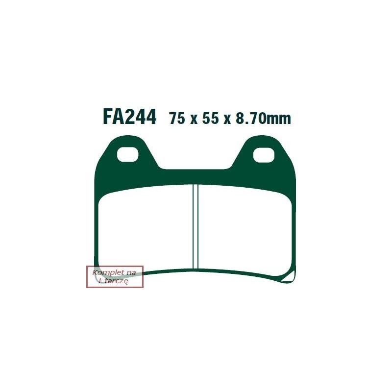 Klocki hamulcowe EBC EPFA244HH Extreme Pro (kpl. na 1 tarcze)