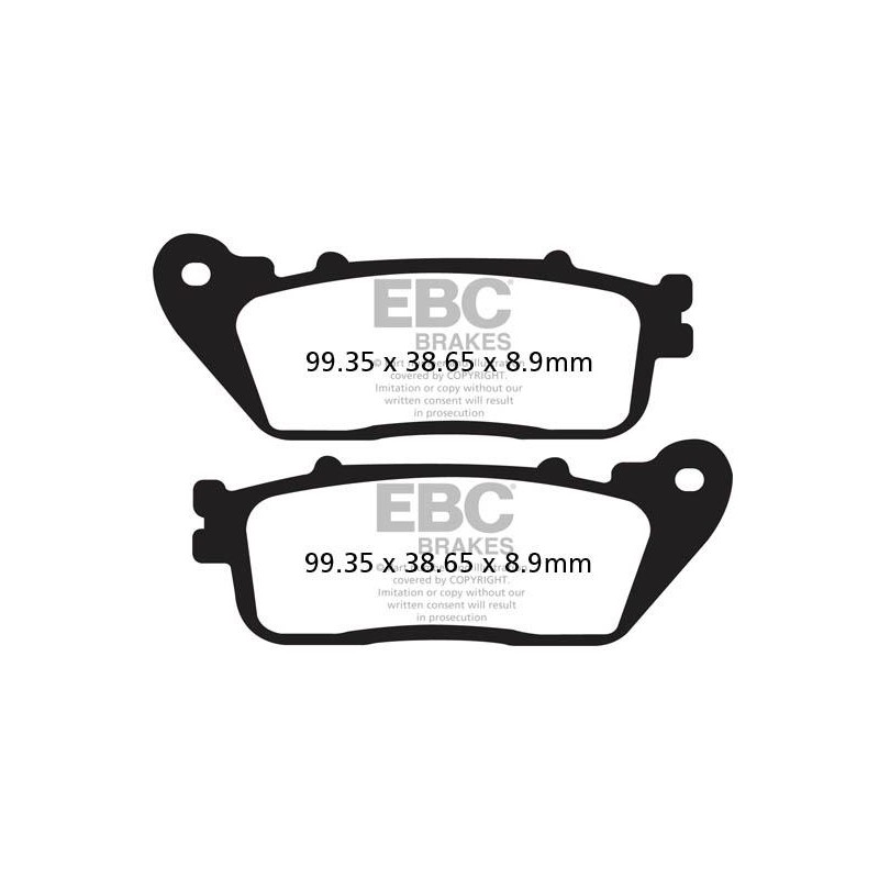 Klocki hamulcowe EBC FA488HH wzmacniane (kpl. na 1 tarcze)