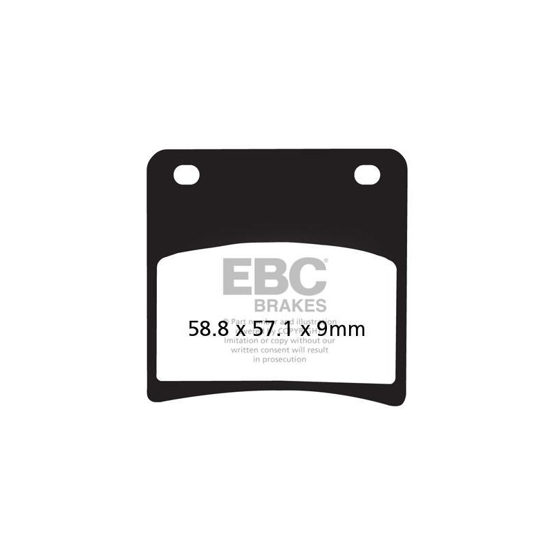 Klocki hamulcowe EBC FA146HH wzmacniane (kpl. na 1 tarcze)