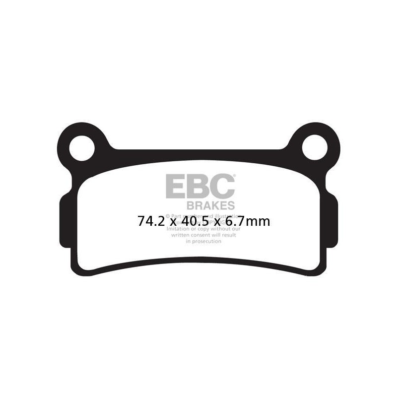 Klocki hamulcowe EBC FA164 (kpl. na 1 tarcze)