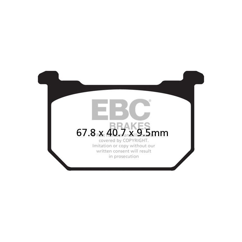 Klocki hamulcowe EBC FA068 (kpl. na 1 tarcze)