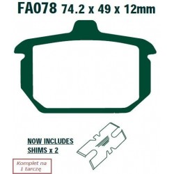 Klocki hamulcowe EBC FA078...