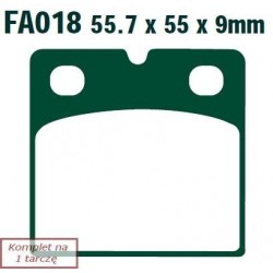 Klocki hamulcowe EBC FA018V...