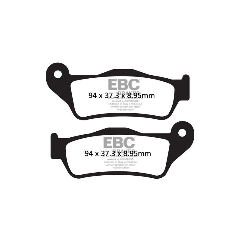 Klocki hamulcowe EBC FA643HH wzmacniane (kpl. na 1 tarcze)