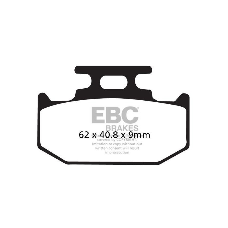 Klocki hamulcowe EBC MXS152 off-road wyczynowe (kpl. na 1 tarcze)