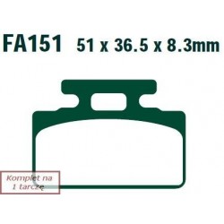 Klocki hamulcowe EBC FA151...