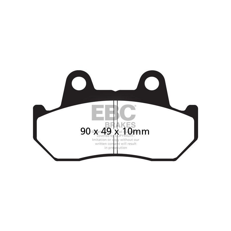 Klocki hamulcowe EBC FA069 (kpl. na 1 tarcze)