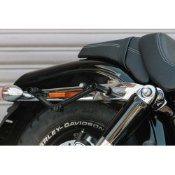 STELAŻ BOCZNY SLC LEWY SW-MOTECH HARLEY DAVIDSON DYNA FAT BOB (08-), BLACK